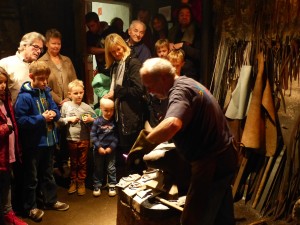 Schmiedevorführung Museumsnacht 2015 Foto: Günter Meier
