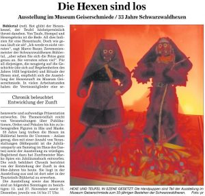Badische Neueste Nachrichten vom 10.11.2016, zum vergrößern bitte anklicken